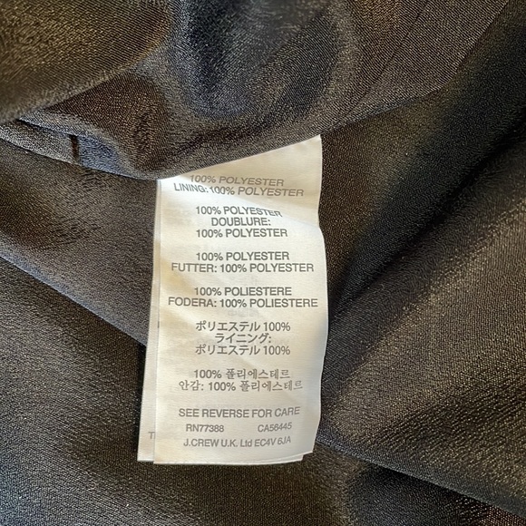 NWT J.Crew Drapey Side Slit Dress in Floral Splash - Picture 8 of 10